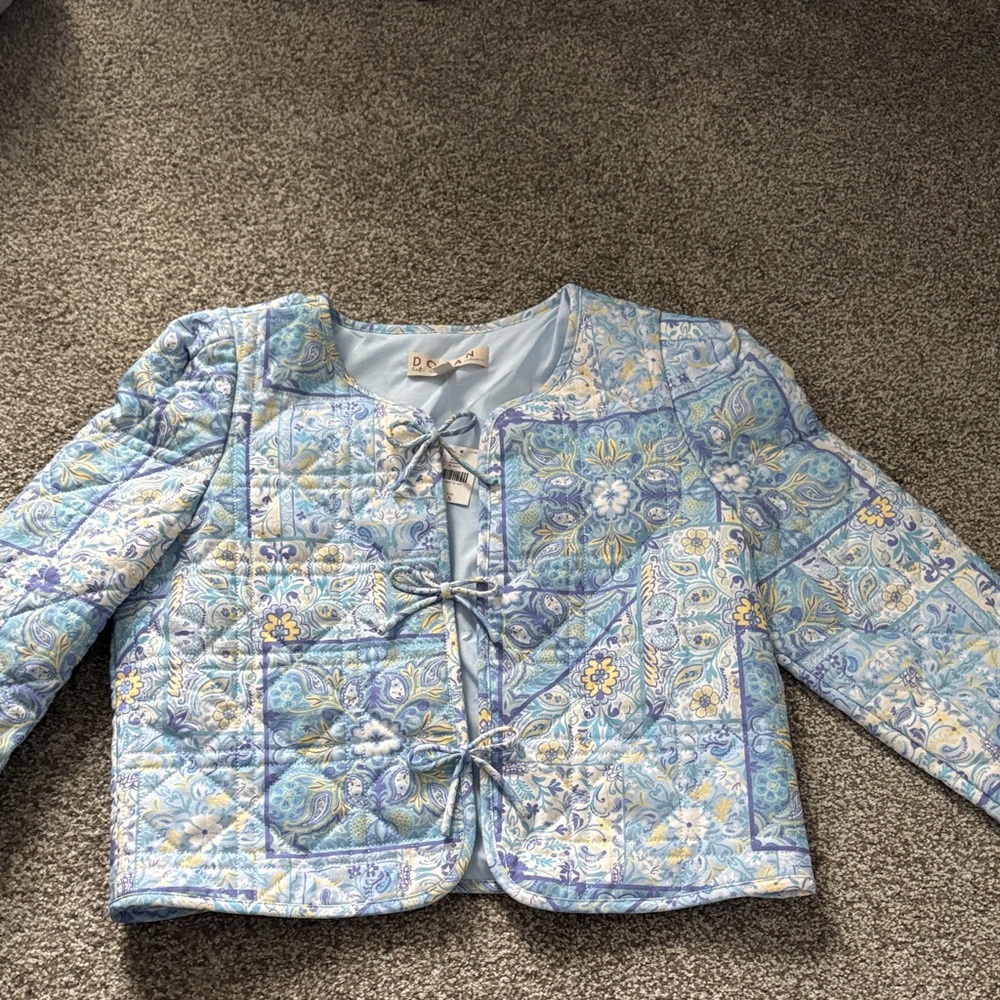 Dolan Quilted Patterned Jacket